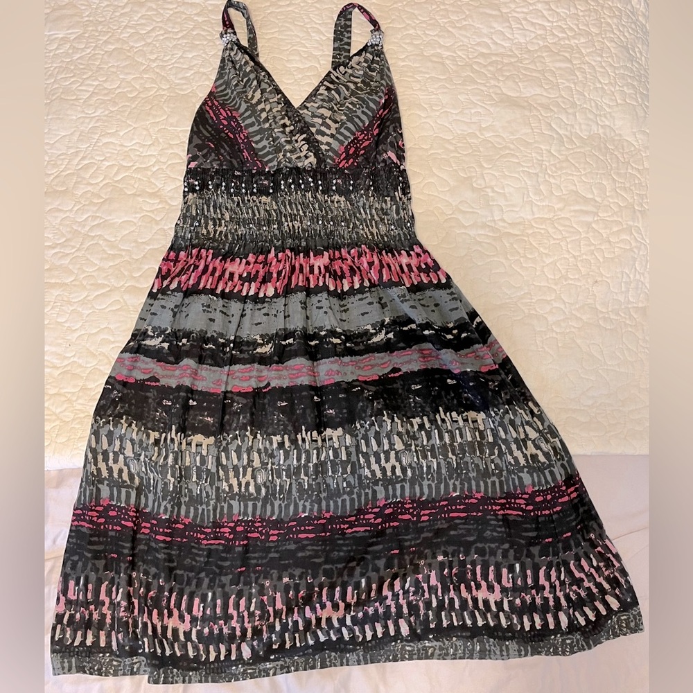 Cassie’s Abstract Print Dress